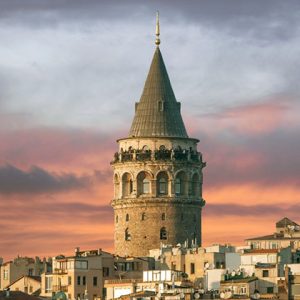 galata tower untuk pemandangan kota istanbul