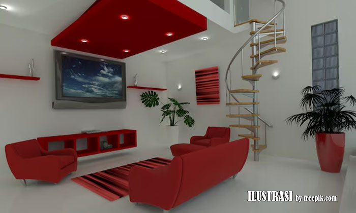 dekorasi untuk desain interior elegan